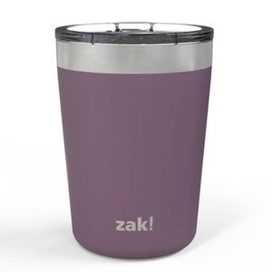 Zak! Designs 12oz Insulated Double Wall Stainless Steel BPA Free Tumbler, Purple